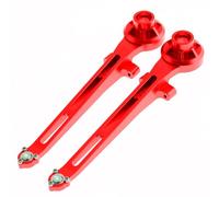 Brazo de suspensión trasera de aleación de aluminio para coche Tamiya 1/10 2WD BBX BB01 RC (rojo)