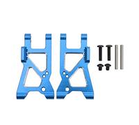 Brazo de suspensión trasera de aleación de aluminio resistente para coche de carretera Traxxas 4 Tec 2,0 (Azul)