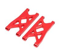 Brazo de suspensión trasero de aleación de aluminio CNC, piezas de actualización RC para 1/10 ARRMA Senton Big Rock Typhon Granite Vorteks RC Car (rojo)