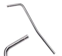 Brazo de trémolo de guitarra eléctrica de 6 mm para barra Whammy con punta de metal para piezas de puente único, accesorio de repuesto de color plateado (plata)