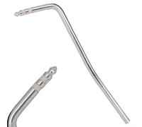 Brazo de Tremolo para Guitarra 6mm para palanca de Vibrato Barra de para whammy Dorado Plateado para accesorios Instrumento Musical Repuesto (Silver)