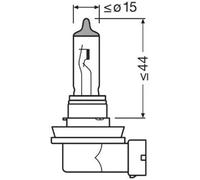 Brazo del limpiaparabrisas PGJ19-2 H11 64211-1BL OSRAM