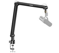 Brazo del micrófono,Aokeo AK - 48 soporte de brazo de tijeras ajustable y compacto para Shure sm7b Blue yeti, snowball ice, HyperX quadcast, solocast, elgato wave, etc.
