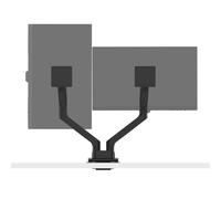 Brazo Dual para Monitor BenQ BDH01 | soporte para 2 pantallas de hasta 35'' y 20 kg, sujeción superior con pasacables y comp. VESA 75x75 y 100x100