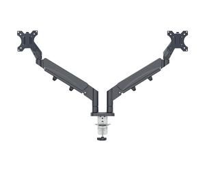 Brazo ergonómico para doble monitor con ahorro de espacio Leitz, carga máx. 9 kg
