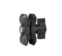 Brazo estabilizador de cámara de metal de 25 mm, conector de cabeza esférica, construcción ligera de aleación de aluminio para cámara deportiva, fotografía de aventura, brazo de metal