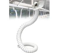 Brazo extractor de humos ajustable, Brazo giratorio del extractor humo con la capilla silicón for soldar tamaños múltiples lechosos negros(Milky,2.95 IN-120CM/47.24 IN)