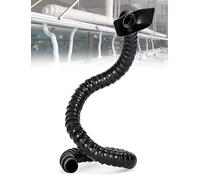 Brazo extractor de humos ajustable, Brazo giratorio del extractor humo con la capilla silicón for soldar tamaños múltiples lechosos negros(Black,1.97 IN-100CM/39.37 IN)