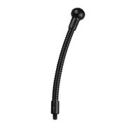 Brazo flexible con cabezal de bola de 17,4 mm para dispositivo universal de transmisión de 1/4 hilos, adaptador de cabeza de bola para accesorios de trípode para montaje de teléfono de coche