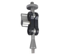 Brazo flexible con tornillos de 1/4 pulgadas para luces LED y monitores de cámara, aluminio de alta resistencia confiable, doble cabeza