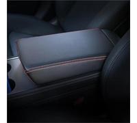 brazo Funda Protectora De Cuero Para Reposabrazos Coche, Accesorios Para El Interior Del, Para Tesla Para Model 3 2024(Black red line)
