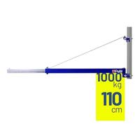 Brazo giratorio para cabrestantes de cable con 1000 kg Capacidad de carga | brazo de la grúa soporte del brazo de carga para la polea