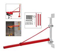 Brazo giratorio + soporte de pared de hasta 600 kg de horca con 75 cm de longitud o 300 kg a 110 cm de longitud. Paquete de montaje en pared. Brazo elevador para talleres, centros comerciales, garajes