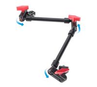 Brazo Mágico Ajustable de 22 Pulgadas con Abrazadera para Soporte de Cámara, Brazo Articulado, Brazo Mágico de Fricción, Abrazadera de Montaje para Cámara con Rosca de 1/4 pulg.