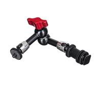 Brazo mágico articulado ajustable de 7/11 pulgadas con rosca de 2 1/4 pulgadas para monitores y montaje de luz LED, brazo mágico ajustable