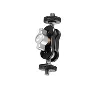 Brazo Mágico de Cámara de Doble Bola Ajuste de Carga 2 Kg Soporte de Brazo Mágico Aleación de Aluminio Brazo Mágico de Bola de Tornillo de 1/4 de