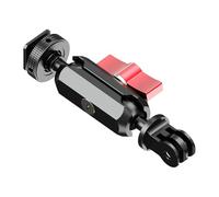 Brazo mágico de metal resistente con rótula doble de 17 mm para cámara de acción y cámara de equipo de fotografía, montaje flexible