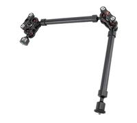 Brazo Mágico De Montaje De Cámara, 20.87in Secciones Dobles Brazo Mágico Articulado Ajustable 2kg Carga 360° Rotación Soporte De Aluminio para Teléfono con Tornillos De 1/4