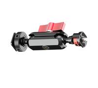 Brazo mágico universal de 17 mm con cabeza de bola doble para cámaras deportivas y accesorios de fotografía DSLR, montaje flexible