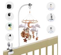 Brazo móvil para cuna de bebé, abrazadera flexible para cambiador, cuello de cisne de 68 cm, accesorio colgante para cuna, soporte multifuncional para monitor, soporte de montaje universal para leva