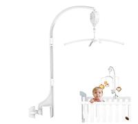 Brazo móvil para cuna para niños de 0 a 3 años, 3 unidades/juego de móvil para bebé de 24 pulgadas con caja de música mecánica, cuna giratoria de 360 grados