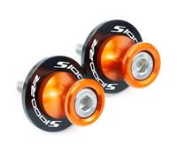 Brazo Oscilante Accesorios Para S1000RR HP4 Motocicleta 8 Mm Deslizadores De Tornillo Para Soportes De Carretes Basculantes(naranja)