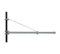 Einhell Brazo giratorio SA 1100 (montaje partir de 3mm de grosor pared, giro 180°, carga en voladizo a 750mm hasta 600kg / a 1.100mm hasta 300kg, incl. casquillo para tubo acero de 48mm diámetro)