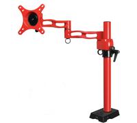 Brazo para 1 monitor arctic z-1 rojo con hub usb 4 puertos