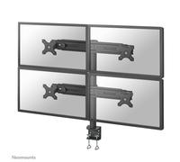 Brazo para monitor Neomounts FPMA-D700D4 4 monitores 19-30" ajuste manual altura/inclinación negro