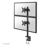 Brazo para monitor Neomounts FPMA-D700DV 2 pantallas 10-27" ajuste altura negro