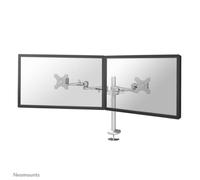 Brazo para monitor Neomounts FPMA-D935DG doble ajuste manual aluminio plata 10-27"