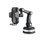 Brazo robótico con ventosa para coche, soporte giratorio para camión, color negro