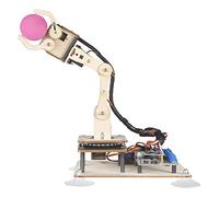 Brazo Robótico Rompecabezas de Madera 3D,Ciencia Juguetes Educativos de Bricolaje,Modelo de Experimento Científico,Kit de para Proyectos Educativos
