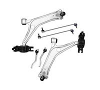 Brazo suspensión Compatible Con Accord 2018 2019 2020 2021 51360TVAA04 51350TVAA04 Bujes Brazo Control Inferior Delantero Enlace Estabilizador Kit Suspensión Extremo Barra Acoplamiento