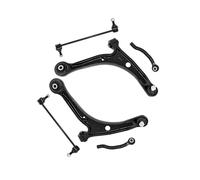 Brazo suspensión Compatible Con Pilot 2003 2004 2005 Kit De Suspensión Delantera Inferior Brazos De Control Conjunto De Rótula Barra Estabilizadora Enlaces 51360S3VA10 51350S3VA10