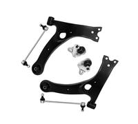 Brazo suspensión Compatible Con Toyota Para Corolla 2003 2004 2005 2006 2007 2008 Conjunto Brazos Control Delanteros Juntas Esféricas Barra Estabilizadora Enlaces Kit Brazo Suspensión