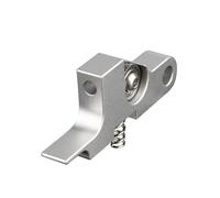 Brazo tensor de extrusor Aero mejorado, compatible con la pieza impresora 3D Genius Sidewinder X1, totalmente metálica, 1,75 mm, color negro y plateado(AM-SLV-New)