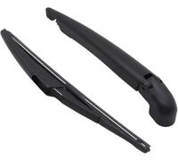 Brazo y escobilla de limpiaparabrisas trasero para Ford KA Mk2 Hatchback 2009-2011, conjunto de limpiaparabrisas trasero de goma ABS.