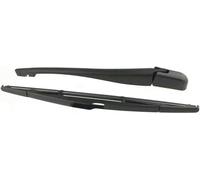 Brazo y escobilla limpiaparabrisas trasero para Peugeot 207 2009-2013, conjunto de limpiaparabrisas trasero de goma ABS