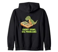 Brazos Cortos Grandes Problemas Dinosaurio Humor Paleontología Sudadera con Capucha