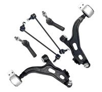 Brazos de Control Coche Compatible Con Ford Para Freestyle 2005-2007. Brazo De Control De Suspensión Delantera Con Rótulas, Enlace Estabilizador Y Kits De Extremo De Barra De Acoplamiento MS40147.