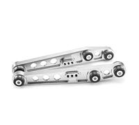 Brazos de control para coche Compatible con ACURA INTEGRA 1990-2001 brazos de control inferiores traseros Suspensión de Ruedas(Silver)