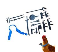 Brazos de Pollo: 17 Piezas de Accesorios para Juegos de rol de Soldado, tamaño Exacto de 11,5 x 10 x 4 cm, Divertidas imágenes de Manos musculares + construcción de , Estructura durade