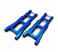 Brazos de suspensión delanteros o traseros de aluminio para Traxxas Slash 4x4 Rustler Stampede XO-1 3655X Azul