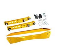 Brazos de Suspensións Compatible con Civic EG 1992-1995 soporte de bastidor trasero rojo dorado plateado + barra amarre + brazo Control inferior Suspensión de Ruedas