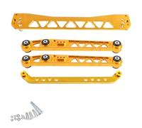 Brazos de Suspensións Compatible con Civic EK 1996-2000, brazos de Control inferior trasero aluminio, barra amarre soporte bastidor auxiliar Suspensión de Ruedas
