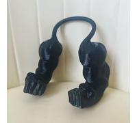 Brazos musculares creativos para gatos, brazo de cuello de gato impreso en 3D con músculo, accesorios divertidos para mascotas, brazo colgante para suministros de fiesta de cumpleaños de gatitos