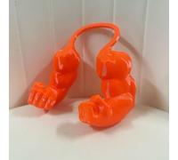 Brazos musculares creativos para gatos, brazo de cuello de gato impreso en 3D con músculo, accesorios divertidos para mascotas, brazo colgante para suministros de fiesta de cumpleaños de gatitos