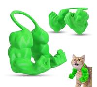 Brazos musculares de gato, brazos de cuello de gato impresos en 3D con músculo para Halloween, accesorio de disfraz de gato, divertido disfraz de mascota, gatos con brazos musculares para suministros