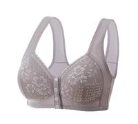 Brazos para mujeres mayores Comfy se ajustan a la parte delantera y no subterránea, soporte de brazo completo cubierta, sujetador, leggings rojos para niña, morado, B